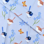 Australian Wildflower Tea Towel - Fairy Wren