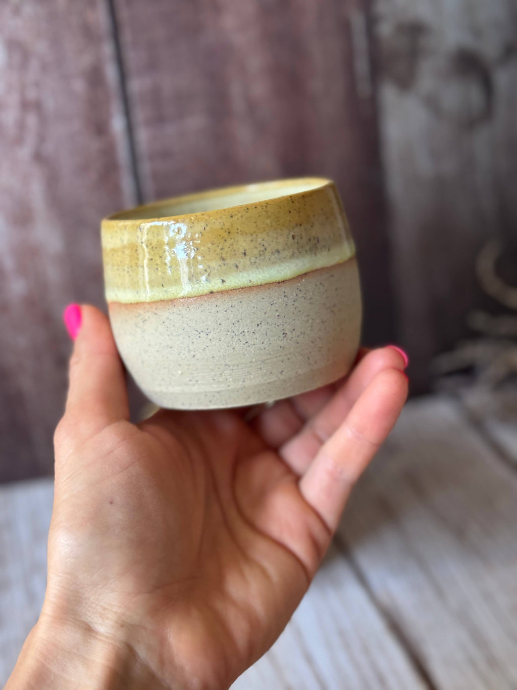 (Pre order) Mini hug mug - Yellow