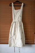Handmade 100% Cotton Apron (Cream)